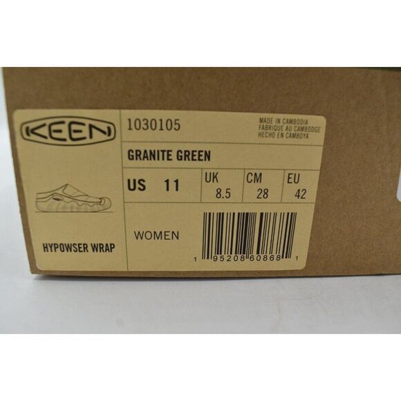 Keen Womens Size 11 Hypowser Wrap Granite Green Shoes - Picture 13 of 13